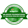 Badge 60 Hour Foundations in Teaching English Online